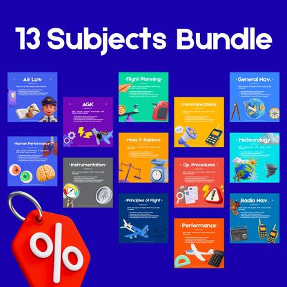 Complete EASA Theory Notes Bundle | All 13 Subject Study Guides