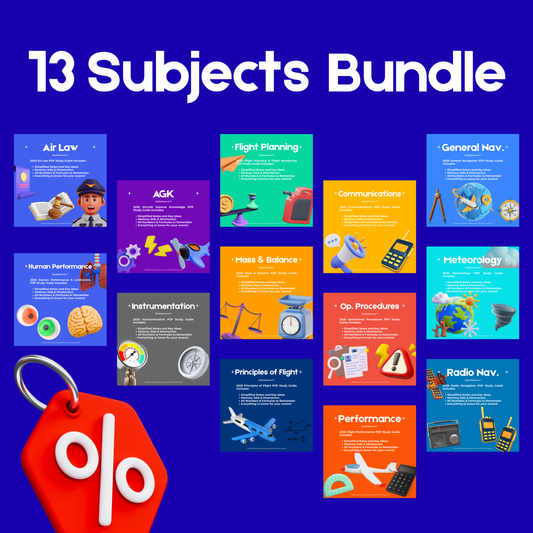 Complete EASA Theory Notes Bundle | All 13 Subject Study Guides
