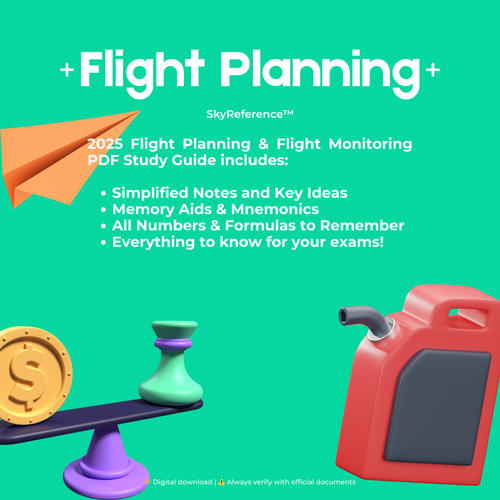 Flight Planning & Flight Monitoring Study Guide & Notes