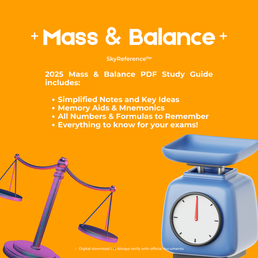Mass & Balance Study Guide & Notes